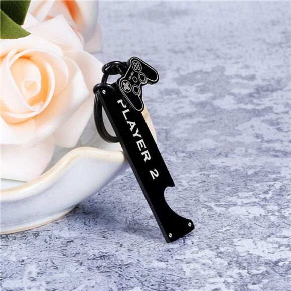 BoyfriendGifts from Girlfriend Funny Gamer Matching Keychain for Gamer Boyfriend - Picture 4 of 7